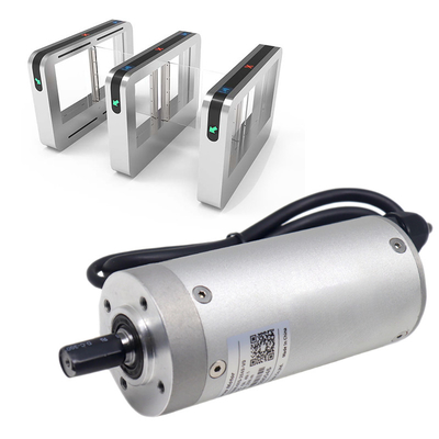 ซื้อ 24V DC Servo Motor 100W 2400 Line Encoder Output Torque 9.4nm สําหรับประตูป้องกันสวิง การผลิตออนไลน์