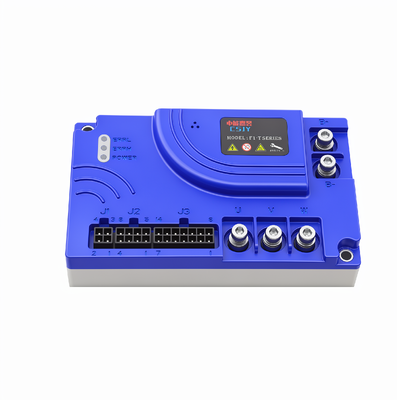 30A 24V ~ 80V เครื่องควบคุมรถยกไฟฟ้า RS485, RS232, CAN, Dual Encoder Interface เครื่องควบคุมการควบคุมรถยกไฟฟ้า