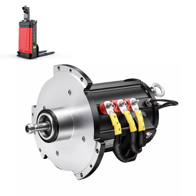 24V 3000W 3000rpm IP65 ไฟฟอร์คลิฟท์ไฟฟ้า มอเตอร์ขับเคลื่อนสําหรับการดึงของฟอร์คลิฟท์ความแม่นยําสูง