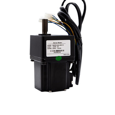 2400 เส้น 40W BLDC เซอร์โวมอเตอร์พร้อมกล่องเกียร์ 12000 Encoder