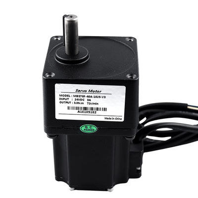 2400 เส้น 40W BLDC เซอร์โวมอเตอร์พร้อมกล่องเกียร์สำหรับประตูหมุนคนเดิน