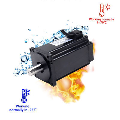 กันน้ำ 5.6Nm แรงบิดสูง DC Servo Motor 24v 80mm เส้นผ่านศูนย์กลาง