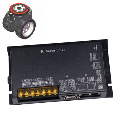 ตัวเข้ารหัสที่เพิ่มขึ้นเซอร์โวไดรฟ์แรงดันต่ำ 30A 24V DC สำหรับหุ่นยนต์ AGV